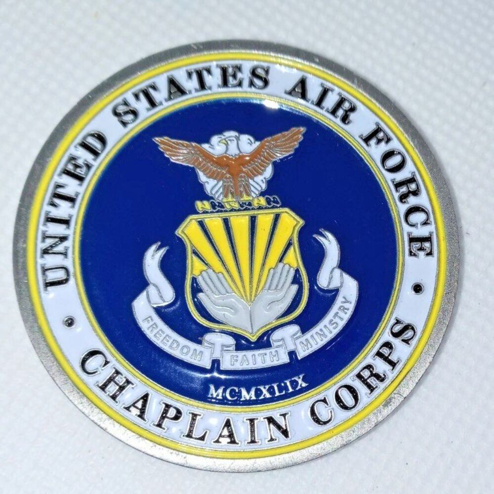 Air Force Chaplin Corps Coin Langley Chapel 75th Anniversary 1935-2010 Military
